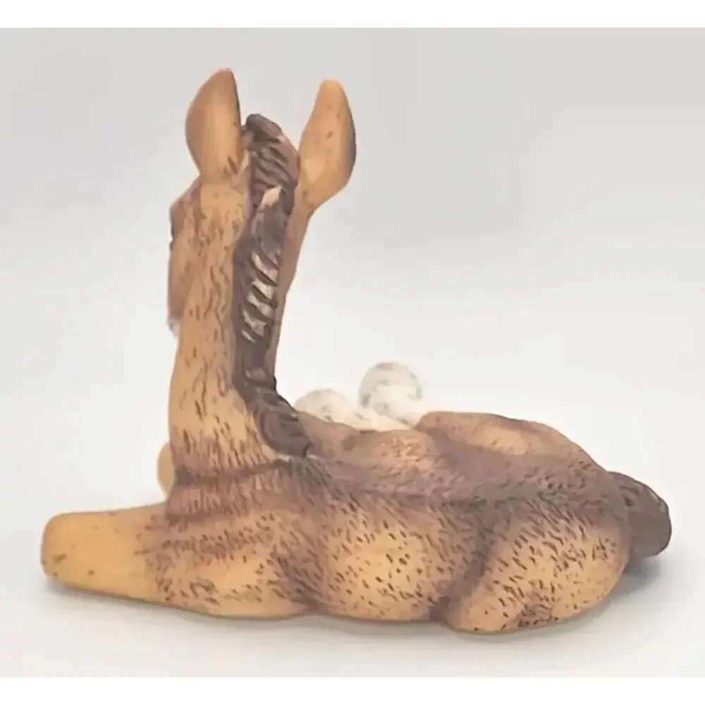 Vtg 1980 River Shore Porcelain Figurine Buddy the‎ Clydesdale Foal IB COA U238
